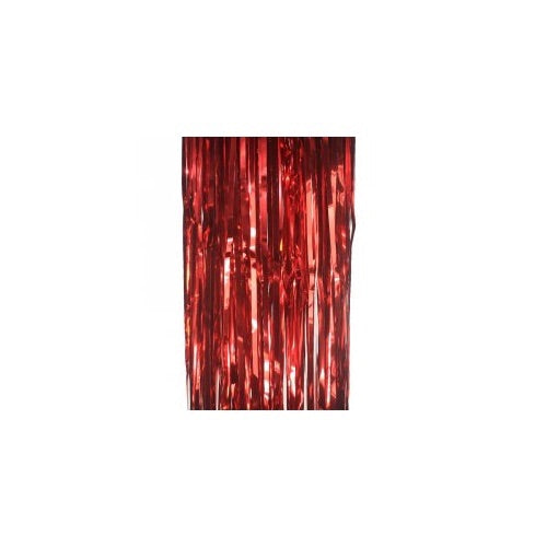 Metallic Curtain Apple Red - Balloonery