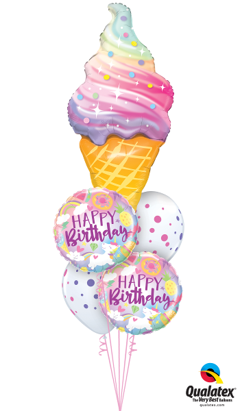 Unicorns & Ice Cream Birthday Bash - Balloonery