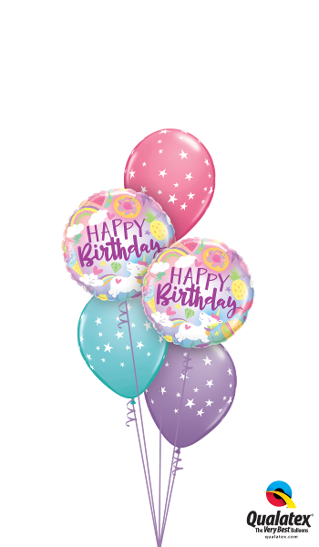 Radiant & Rambunctious Birthday Unicorns - Balloonery