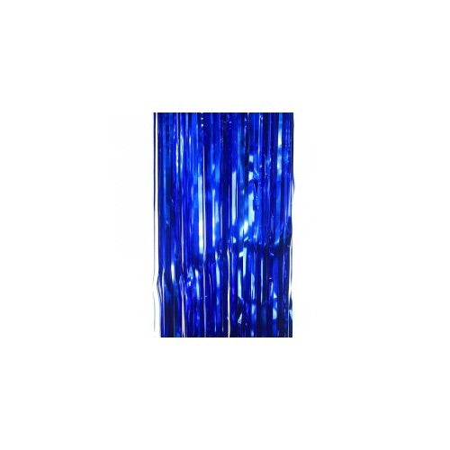 Metallic Curtain True Blue - Balloonery