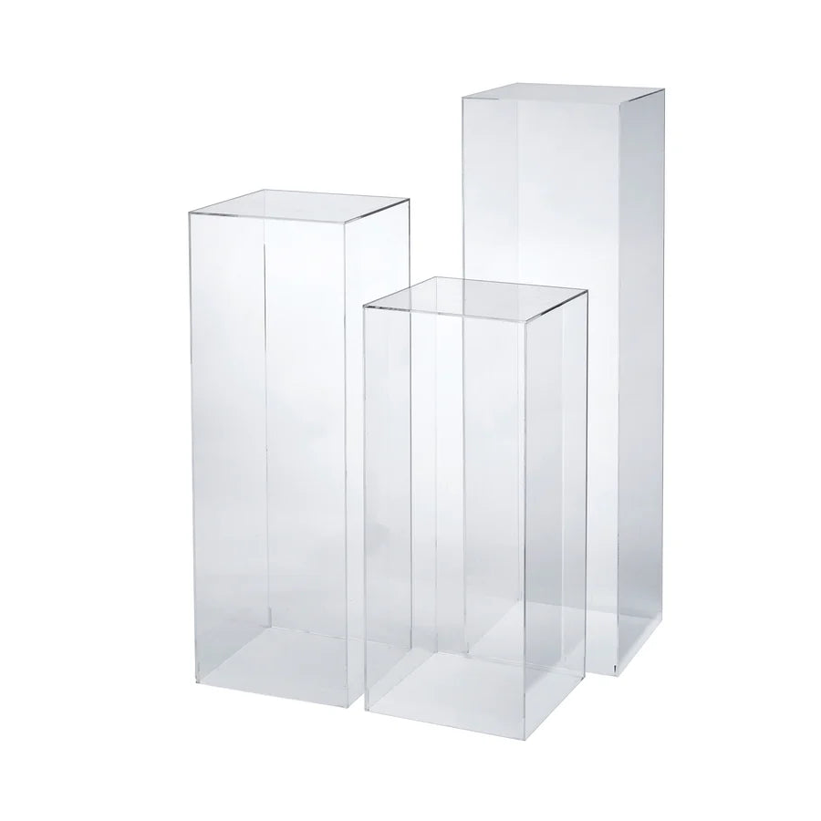 Plingth Shape Rectangle Clear Plinth – Balloonery
