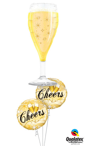 Cheers! Bubbly Glass - Balloonery