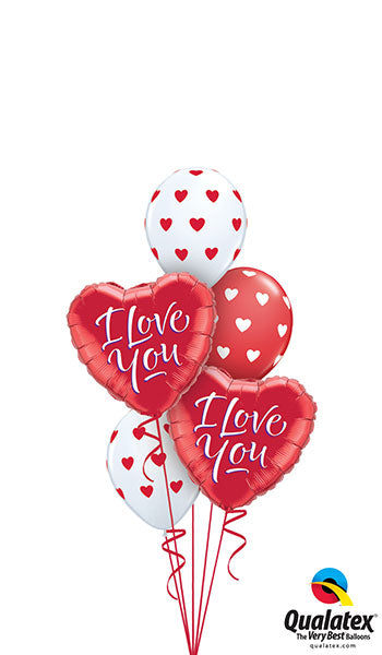 I Love You Hearts - Balloonery