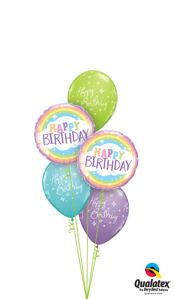 Sorbet Birthday Rainbows - Balloonery