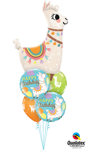 "Loveable Llama" Birthday - Balloonery