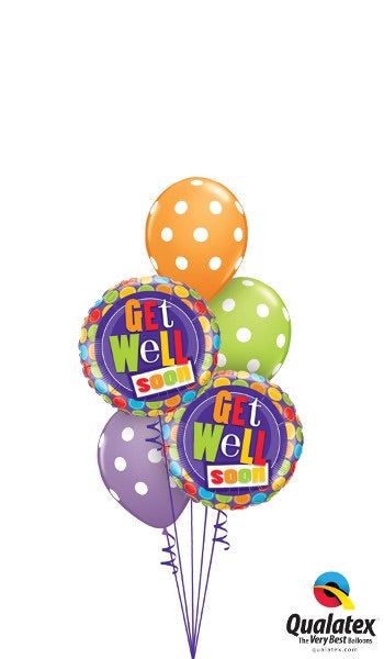 Get Well Polka Dots - Balloonery