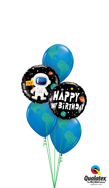 Globe-Trotting Astronaut - Balloonery