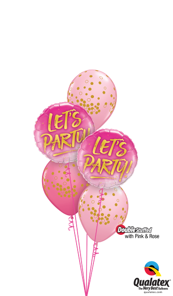 Pink & Rose "Let's Party!" - Balloonery